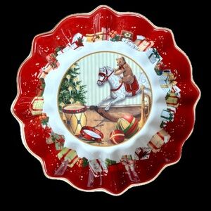 Villeroy And Boch Toys Fantasy Rocking Horse Miniature Pie Dish Dessert Bowl